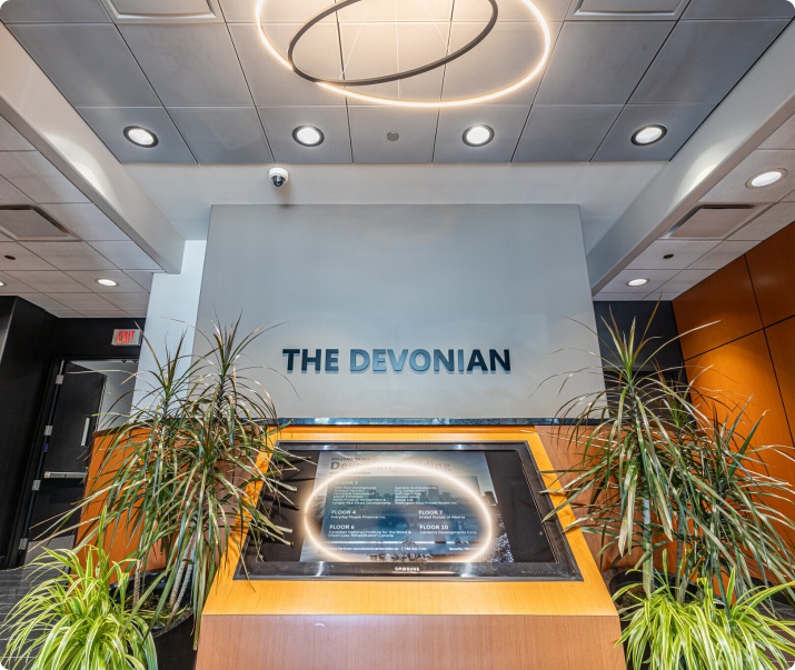 Beautiful Office Space Backed By A Professional Commercial Property  Management Company In The Devonian on Jasper Avenue in Central Edmonton